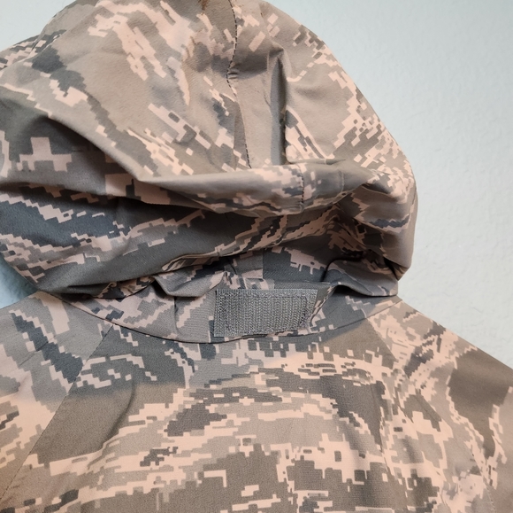 Parka APECS USAF Tiger Stripe Camouflage SPM1C1 07 C 1019 Medium Long W Beanie - Picture 8 of 10